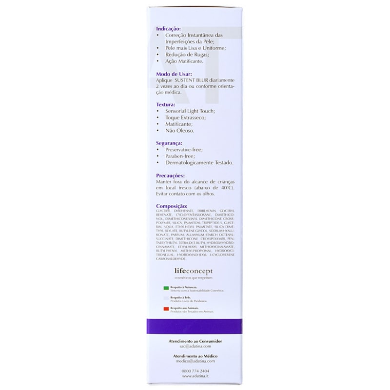 Ada Tina Sustent Blur - Tratamento Anti-idade 30ml
