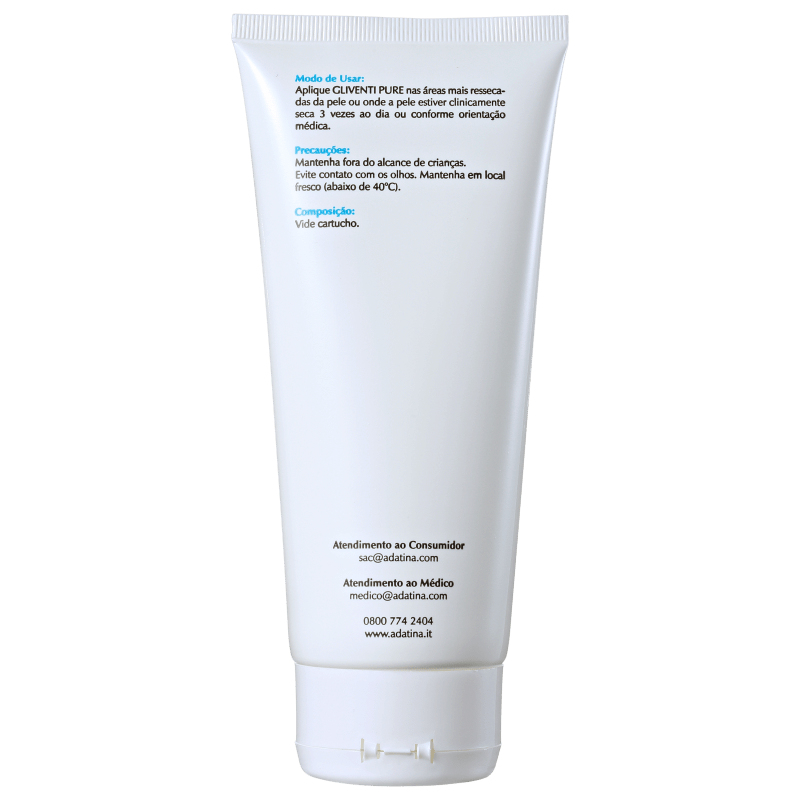 Ada Tina Gliventi Pure - Creme Hidratante Antirressecamento 200ml