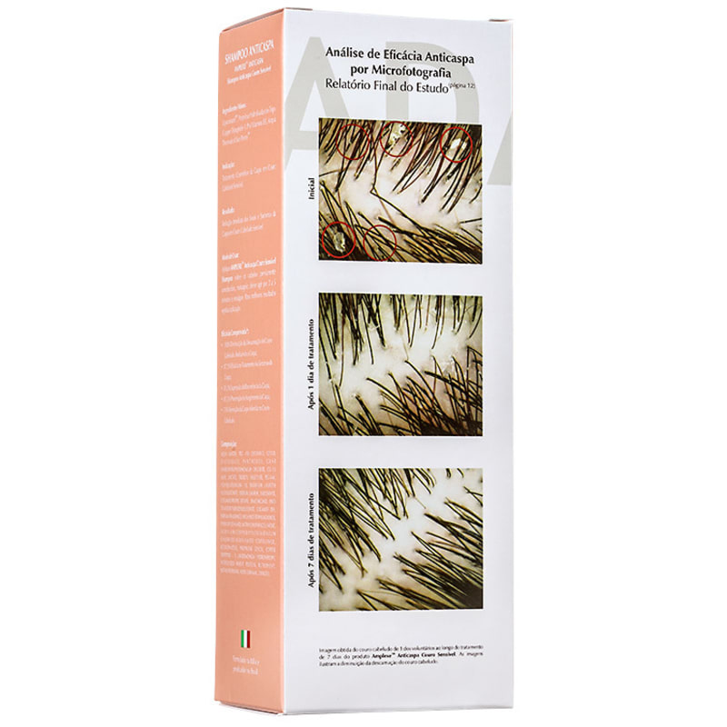 Ada Tina Amplexe Anticaspa Couro Sensível - Shampoo 200ml
