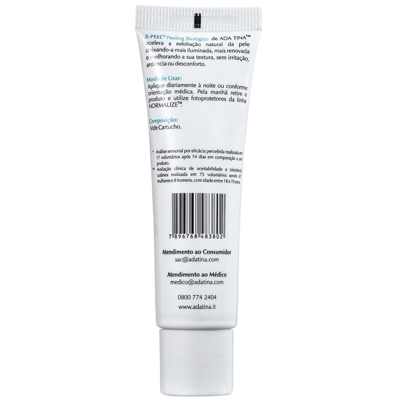 Ada Tina X Peel Peeling Biológico - Tratamento Facial 30ml