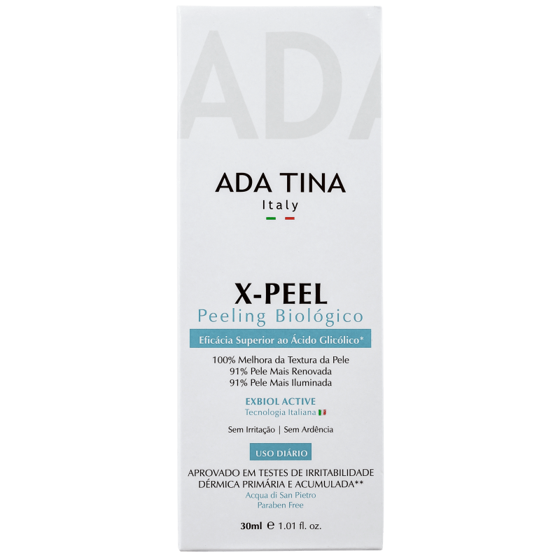 Ada Tina X Peel Peeling Biológico - Tratamento Facial 30ml