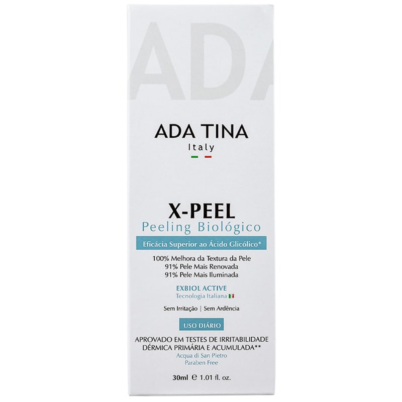 Ada Tina X Peel Peeling Biológico - Tratamento Facial 30ml