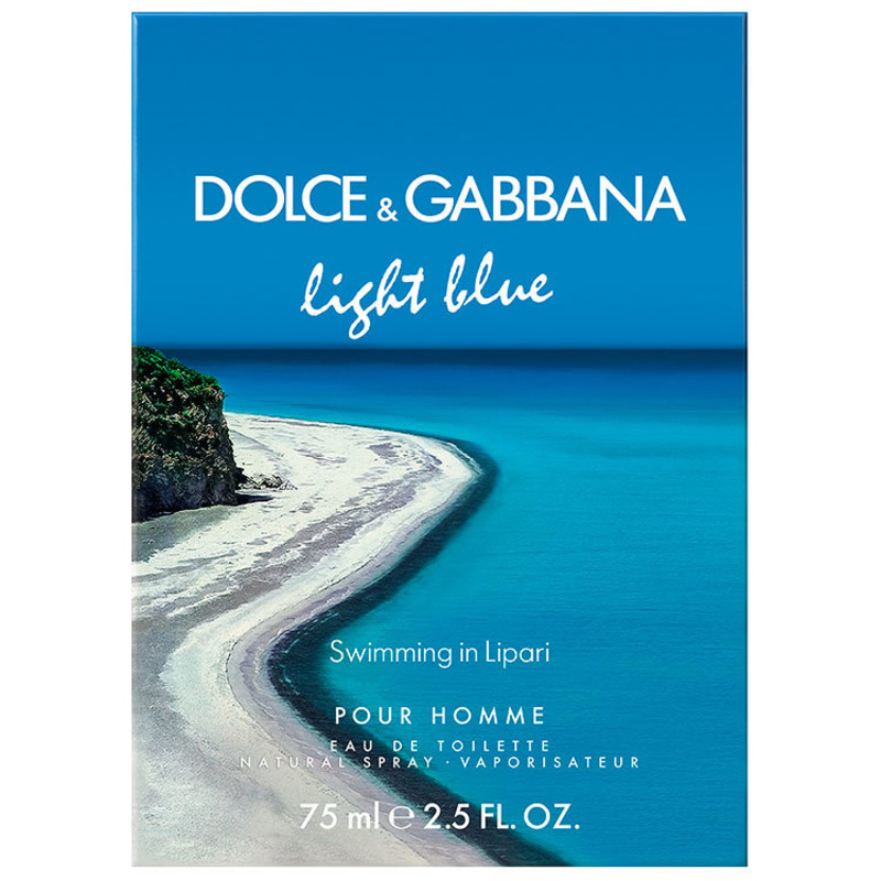 Light Blue Swimming In Lipari Dolce & Gabbana Eau de Toilette - Perfume Masculino 75ml