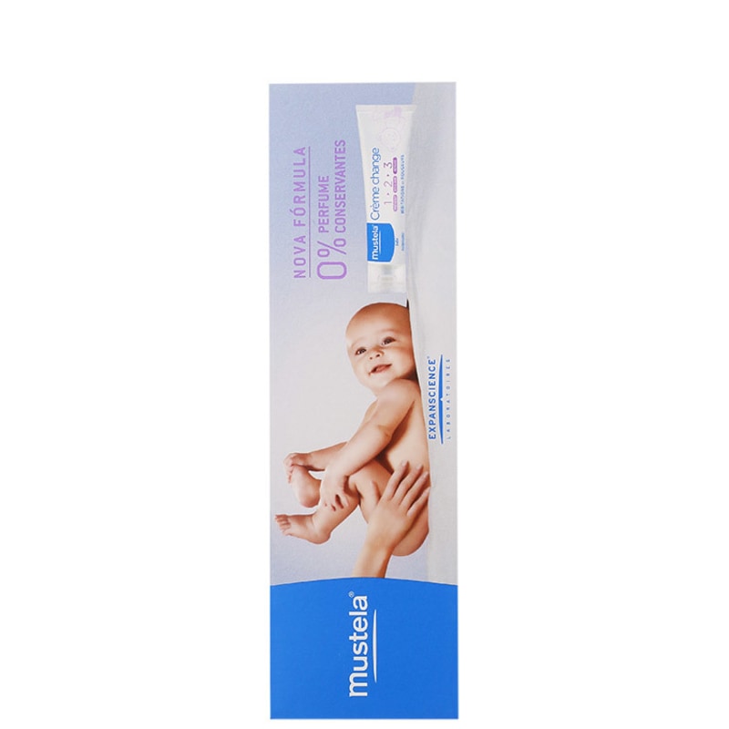 Mustela Bébé Creme Vitaminado Preventivo 123 - Creme para Assaduras 55g