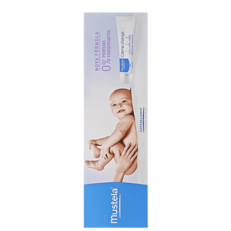 Mustela Bébé Creme Vitaminado Preventivo 123 - Creme para Assaduras 110g