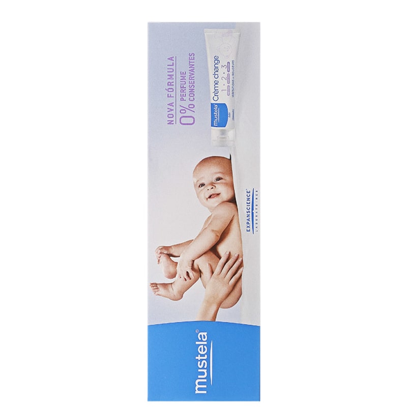 Mustela Bébé Creme Vitaminado Preventivo 123 - Creme para Assaduras 110g