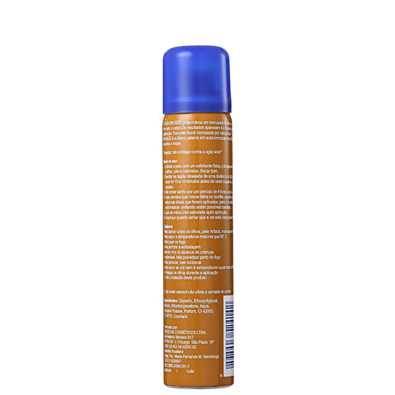 Flash Bronze Loção Auto-Bronzeante Spray - Spray Autobronzeador 100ml