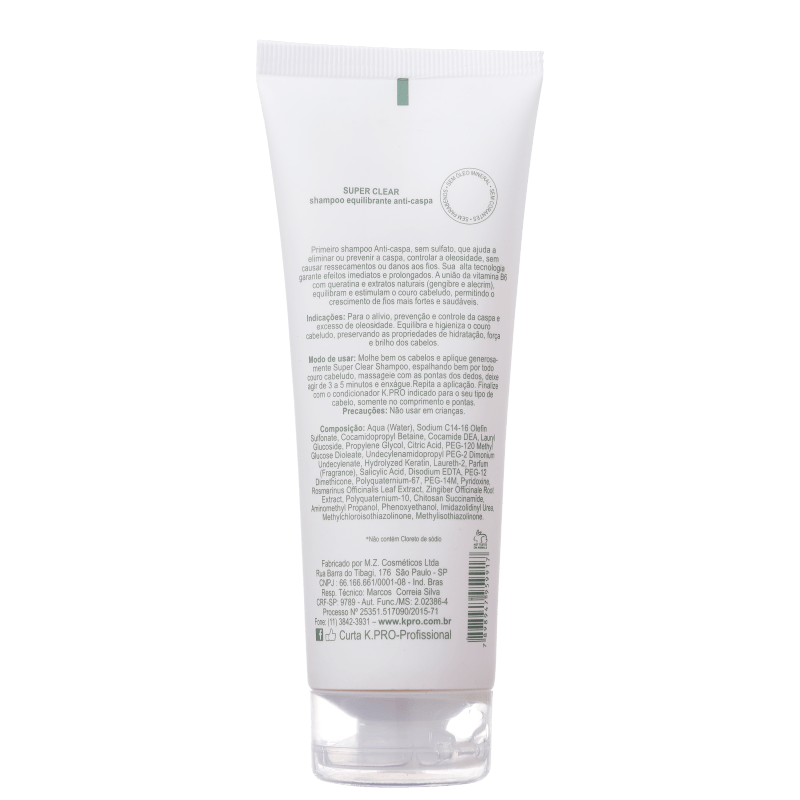 K.Pro Super Clear Anti-Caspa - Shampoo 240ml