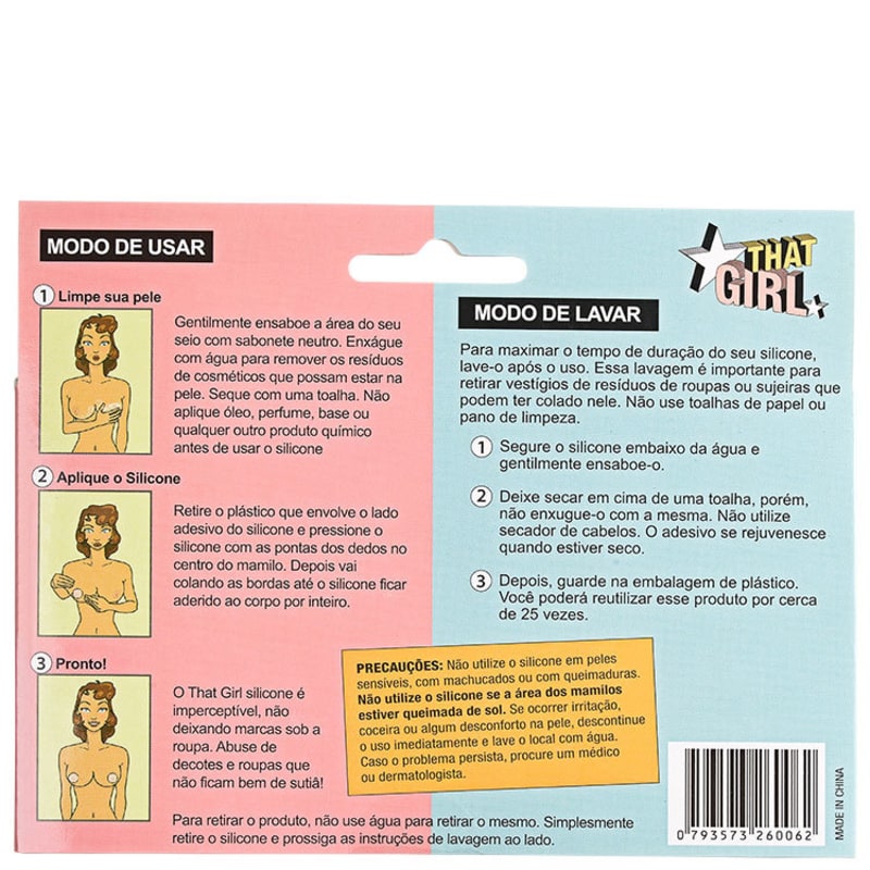 That Girl Silicone - Adesivo para Seios