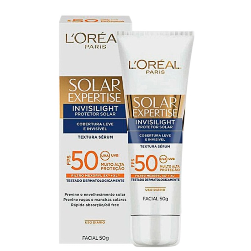 L'Oréal Paris Solar Expertise L’Oréal Paris Invisilight FPS 50 - Protetor Solar Facial 50g
