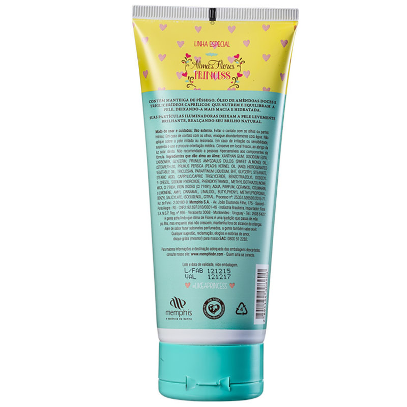 Alma de Flores Princess Iluminadora - Loção Hidratante Corporal 200ml
