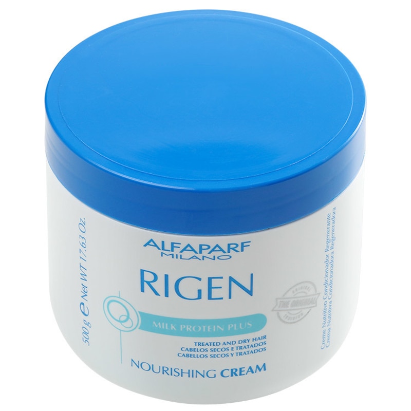 Alfaparf Rigen Milk Protein Plus Nourishing Cream - Máscara de Tratamento 500g