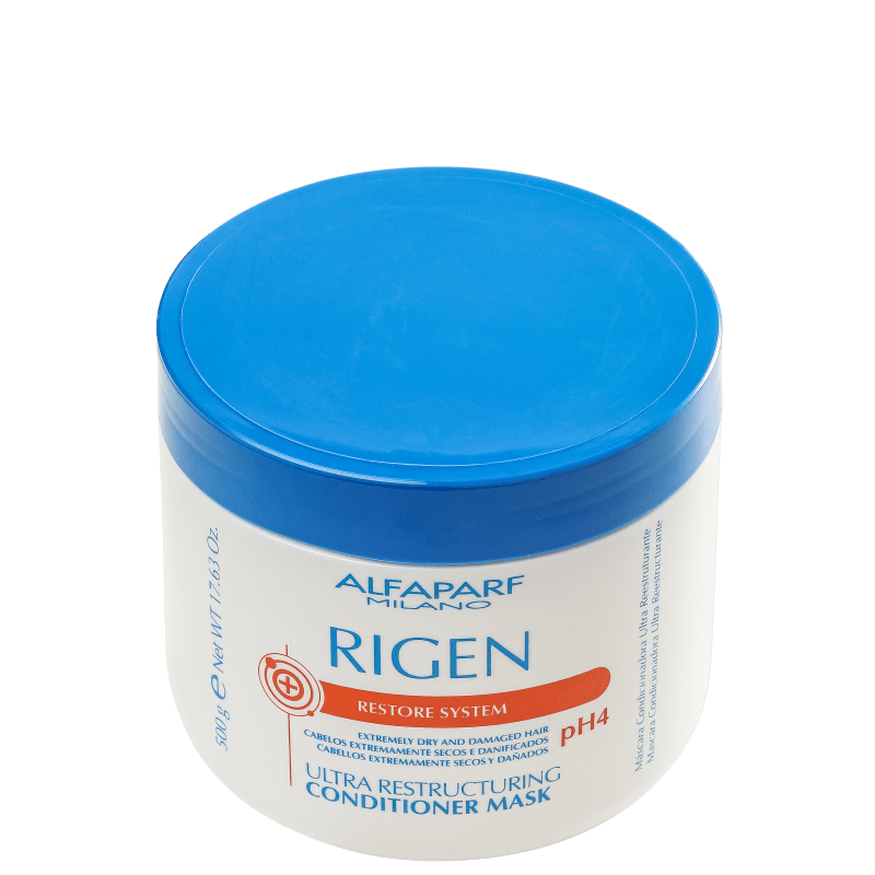 Alfaparf Rigen Restore System Ultra Restructuring Conditioner Mask - Máscara de Tratamento 500g