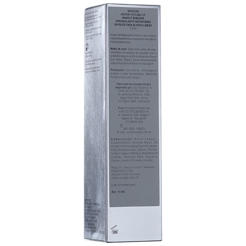 Shiseido Instant Eye and Lip Makeup Remover - Demaquilante Bifásico 125ml
