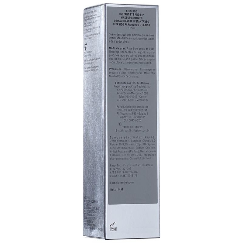 Shiseido Instant Eye and Lip Makeup Remover - Demaquilante Bifásico 125ml