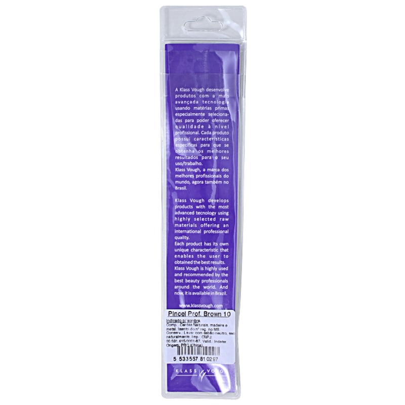 Klass Vough Brown Line 10 - Pincel para Sombra