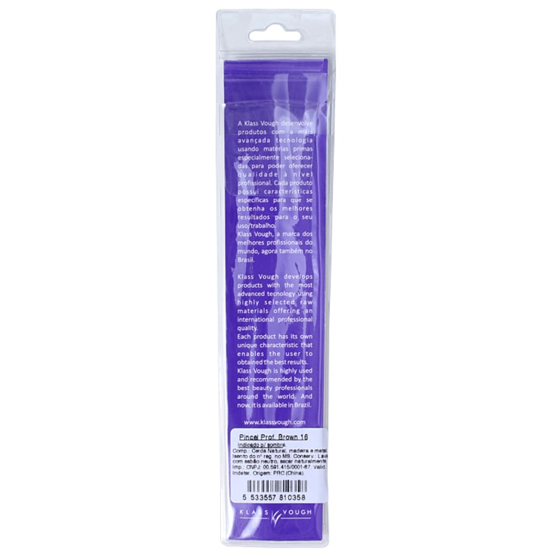 Klass Vough Brown Line 16 - Pincel para Sombra