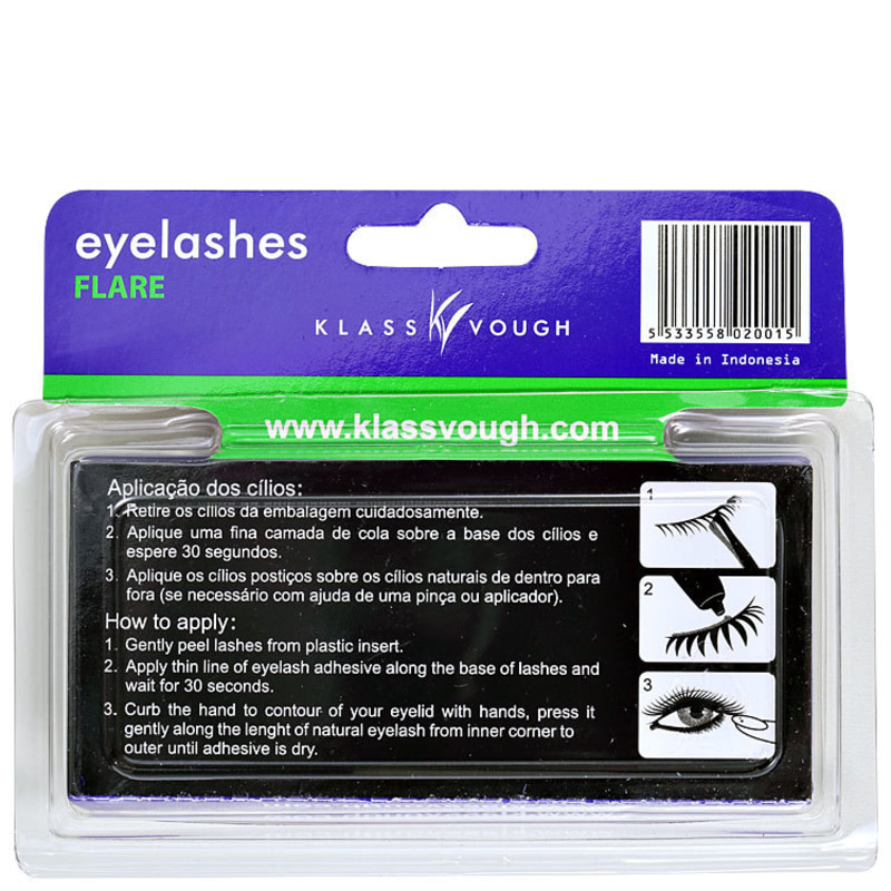 Klass Vough Flare 9mm Tufos - Cílios Postiços