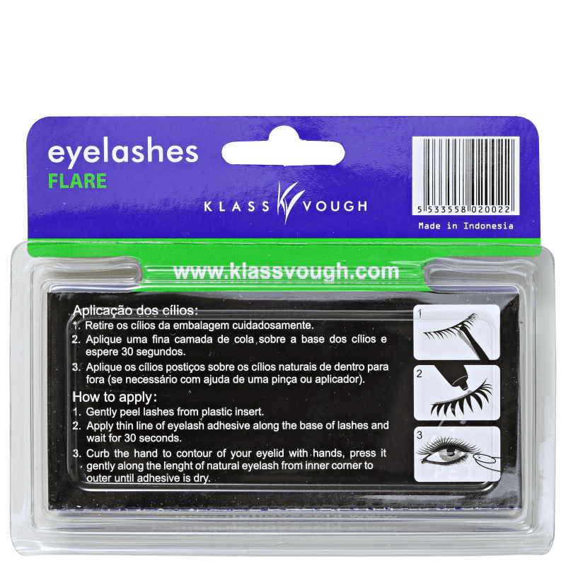 Klass Vough Flare 10mm Tufos - Cílios Postiços