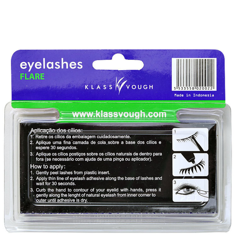 Klass Vough Flare 10mm Tufos - Cílios Postiços
