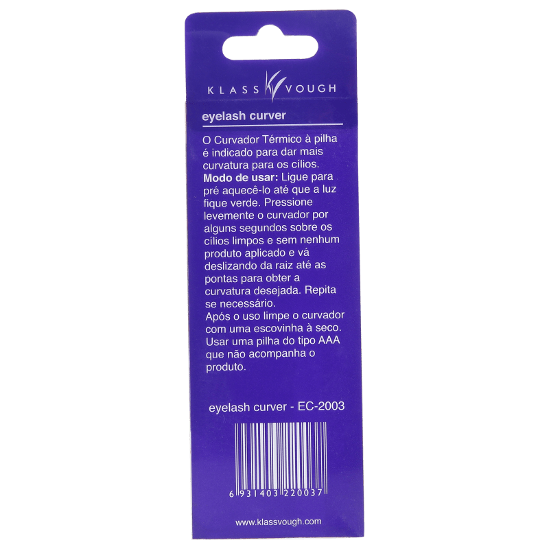 Klass Vough EyelashCurve EC-2003 - Curvador de Cílios Térmico