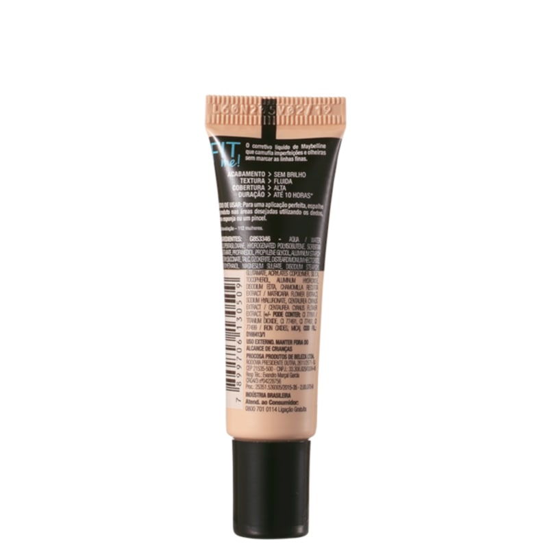 Maybelline Fit Me! Cor 10 Claro - Corretivo Líquido 10ml