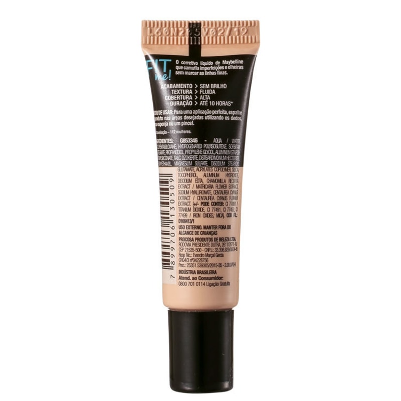 Maybelline Fit Me! Cor 10 Claro - Corretivo Líquido 10ml