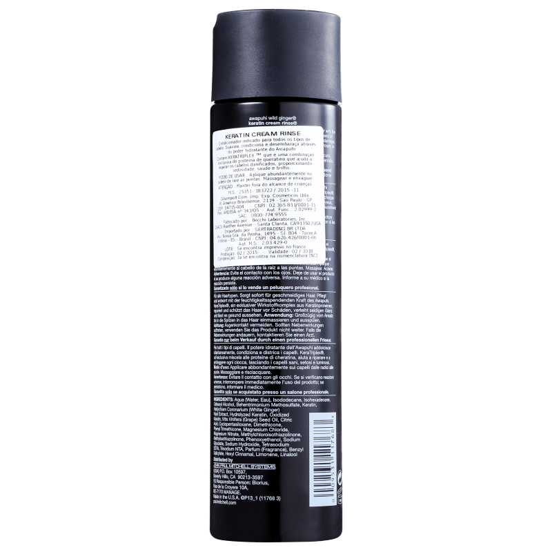 Paul Mitchell Awapuhi Wild Ginger Keratin Cream Rinse - Condicionador 250ml