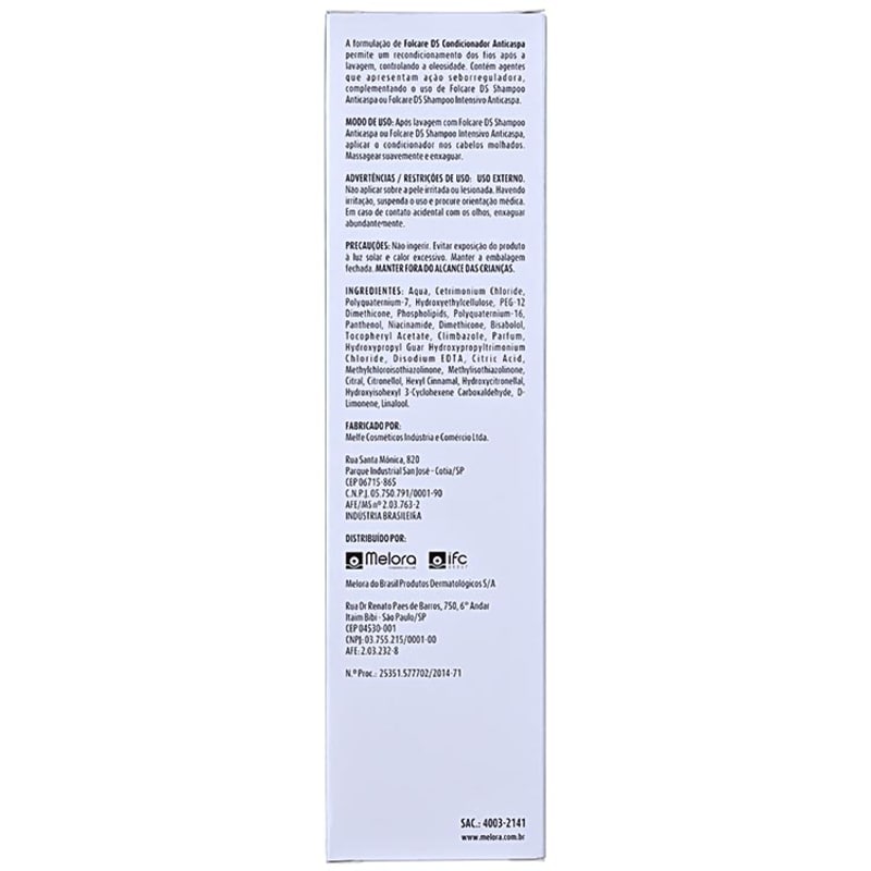 Melora Folcare DS Anticaspa - Condicionador 200ml