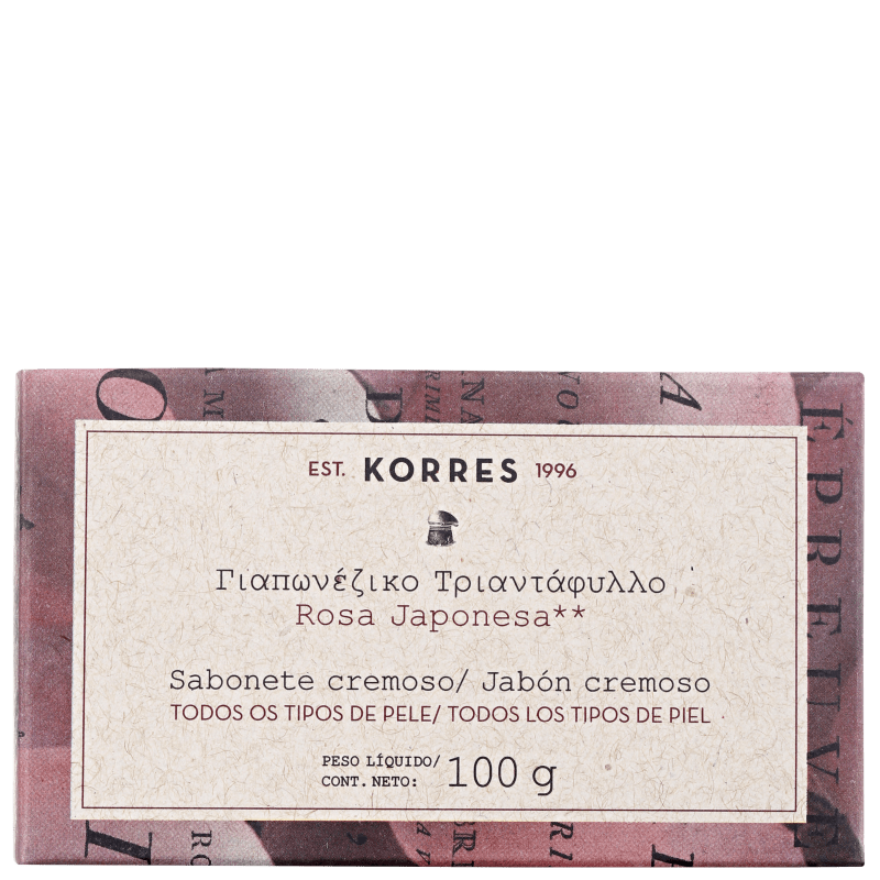 Korres Rosa Japonesa - Sabonete em Barra 100g