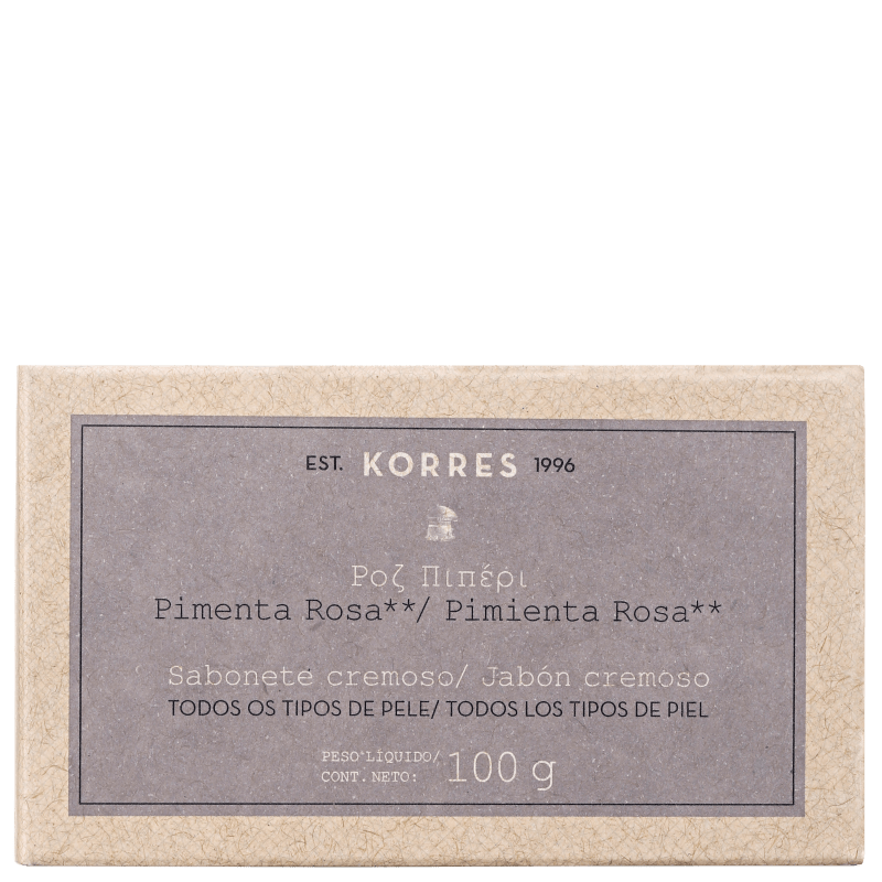 Korres Pimenta Rosa - Sabonete em Barra 100g