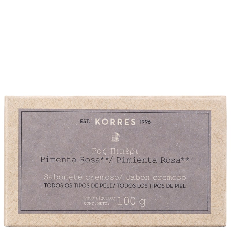 Korres Pimenta Rosa - Sabonete em Barra 100g