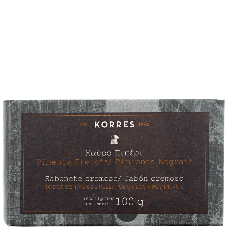 Korres Pimenta Preta - Sabonete em Barra 100g