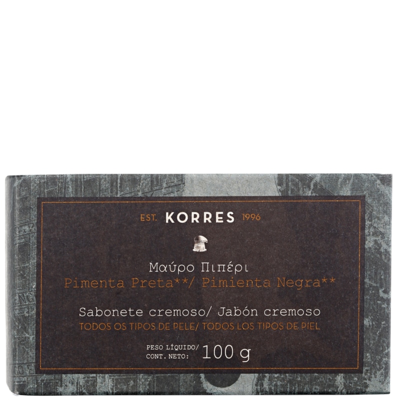 Korres Pimenta Preta - Sabonete em Barra 100g