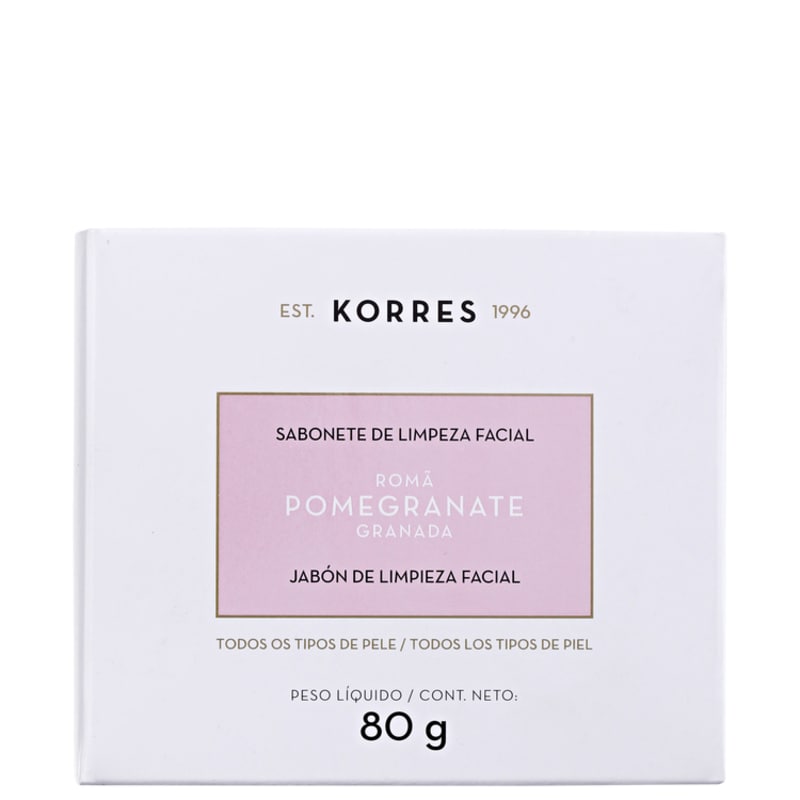 Korres Pomegranate - Sabonete de Limpeza Facial 80g
