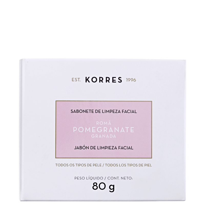 Korres Pomegranate - Sabonete em Barra Facial 80g