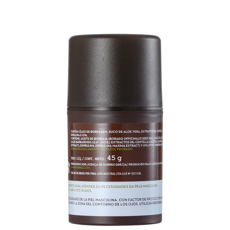 Korres Borage Anti-Brilho FPS 6 - Hidratante Facial 45g