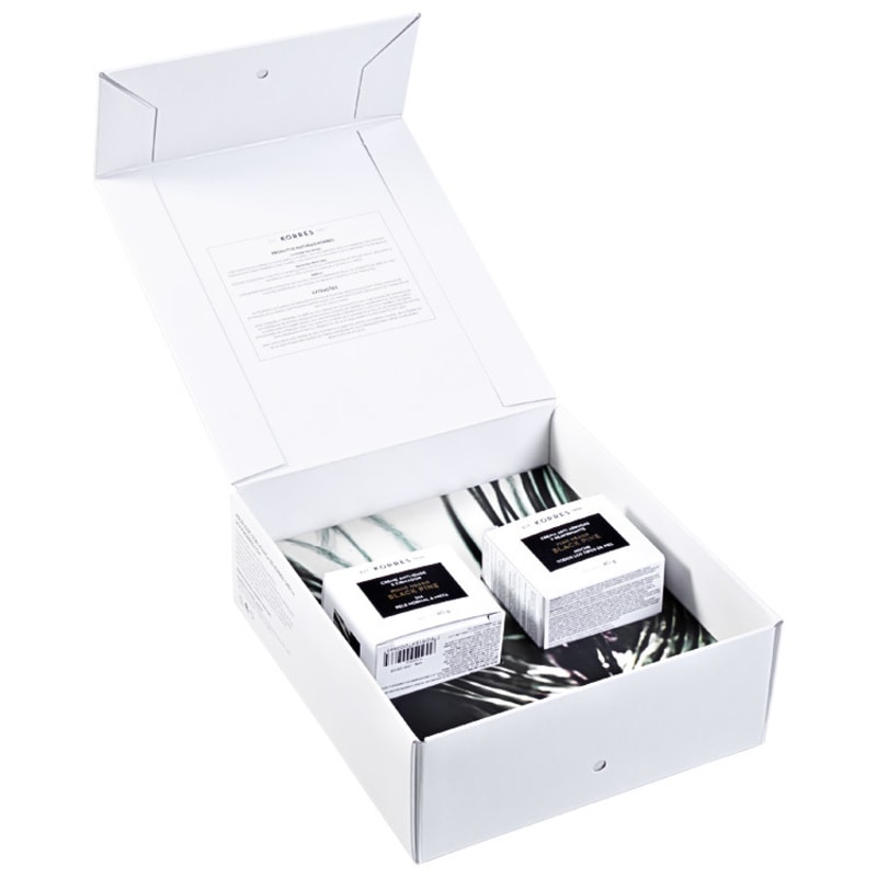 Kit Korres Black Pine Pele Normal a Mista Dia e Noite (2 produtos)