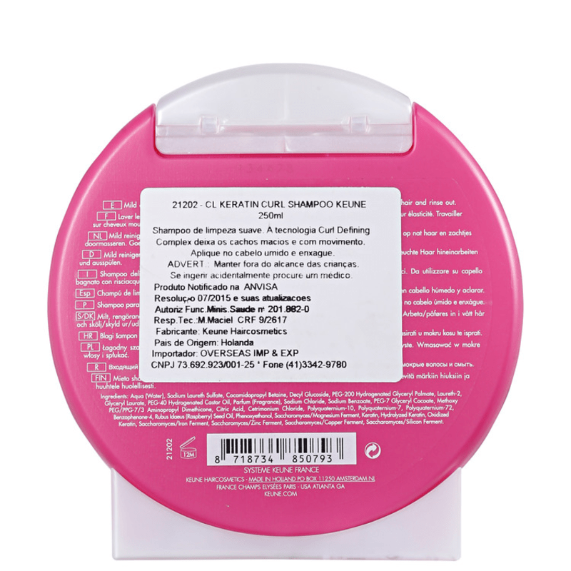 Keune Care Line Keratin Curl - Shampoo 250ml