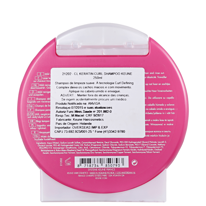 Keune Care Line Keratin Curl - Shampoo 250ml