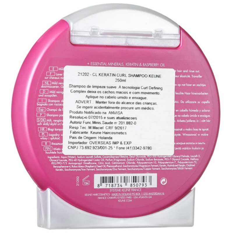 Keune Care Line Keratin Curl - Shampoo 250ml