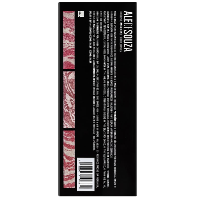 Océane Femme Ale de Souza Trio Luminous Face - Paleta de Blush 12,8g
