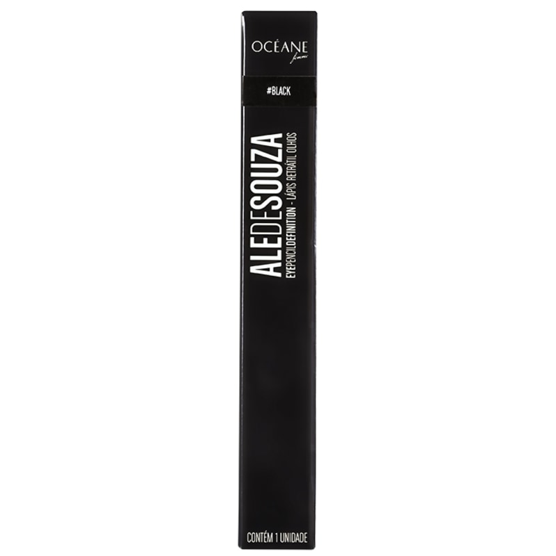 Océane Femme Ale de Souza Eye Pencil Definition Black - Lápis de Olho