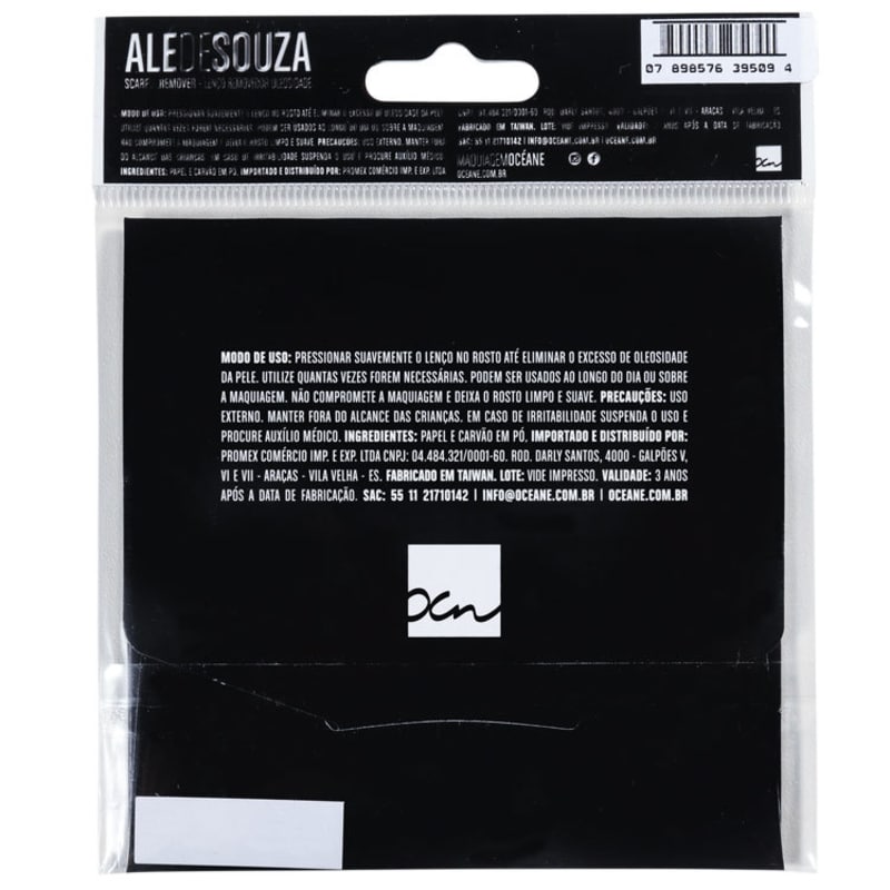 Océane Femme Ale de Souza Scarf Oil Remover - Lenço Removedor de Oleosidade