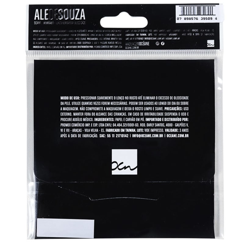 Océane Femme Ale de Souza Scarf Oil Remover - Lenço Removedor de Oleosidade