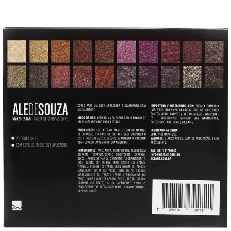 Océane Femme Ale de Souza Make Me Star - Paleta de Sombras 12,8g