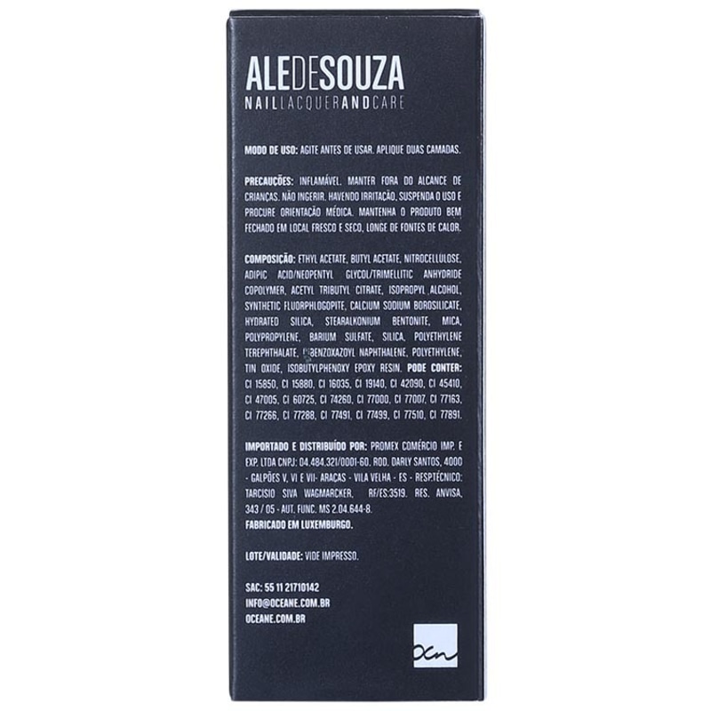 Océane Femme Ale de Souza Nail Lacquer and Care Laura - Esmalte Cintilante 10ml
