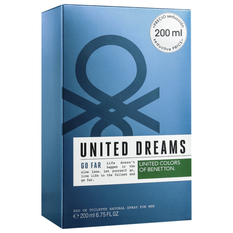 United Dreams Go Far Benetton Eau de Toilette - Perfume Masculino 200ml