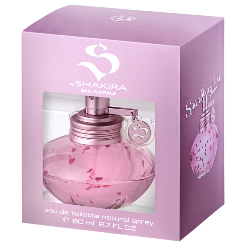 S by Shakira Sparkling Love Florale Glitter Eau de Toilette - Perfume Feminino 80ml