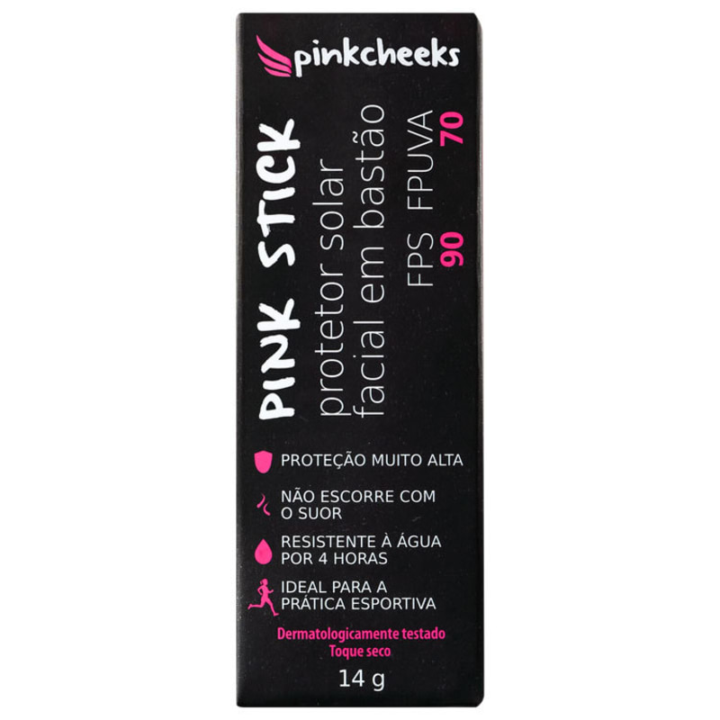 Pink Cheeks Pink Stick 15KM FPS 90 - Protetor Solar com Cor em Bastão 14g